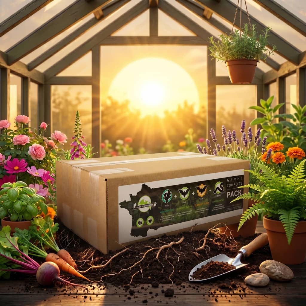 Pack Autofloraison Complet Guano Diffusion, routine bio avec Automatik Bloom Alguamycor lombricompost