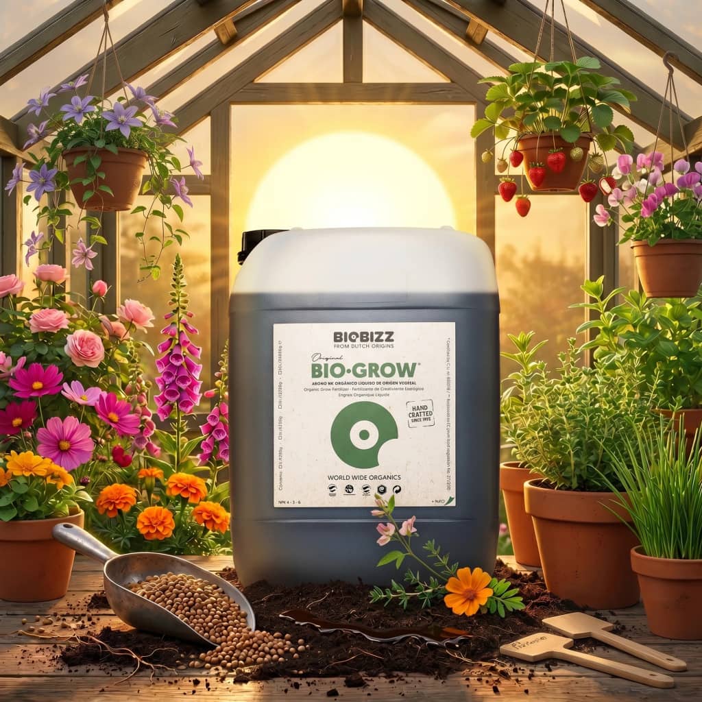 Biobizz Bio-Grow, engrais de croissance 100% organique Biobizz, vue alternative