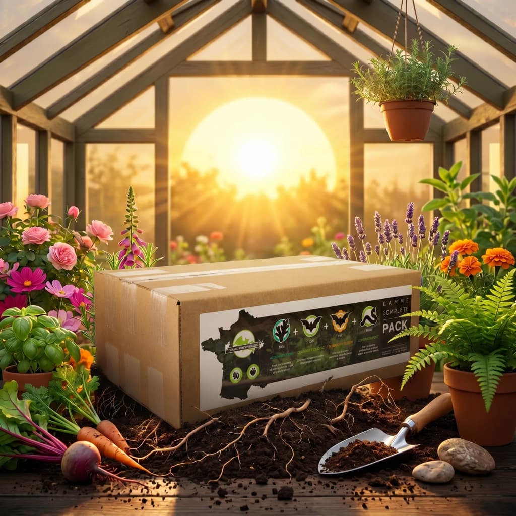 Pack Autofloraison Complet Guano Diffusion, routine bio avec Automatik Bloom Alguamycor lombricompost