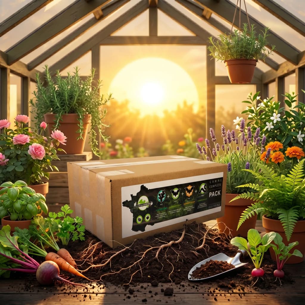 Pack Complet Guano Diffusion, routine bio complete avec Classic's Bloom Alguamycor lombri-compost