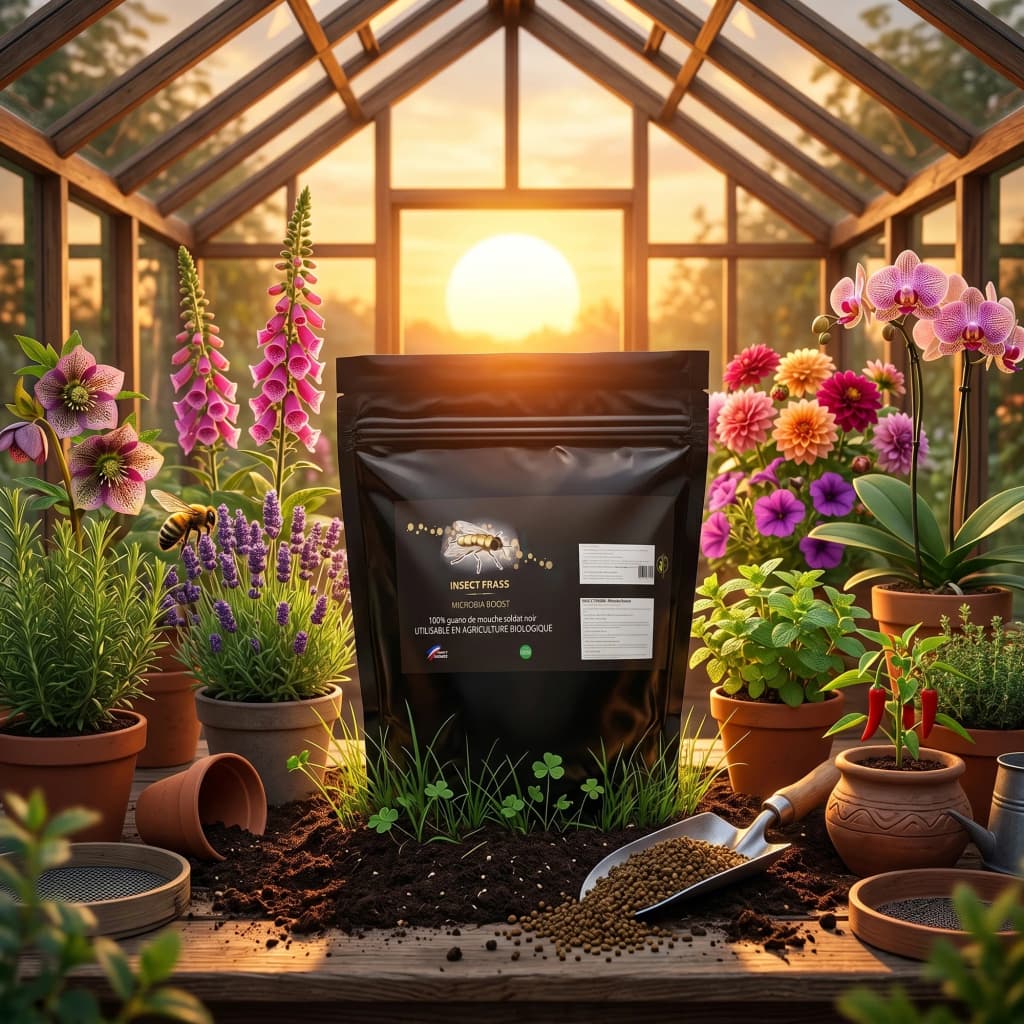 Insect Frass : guano d'insectes booster microbien bio